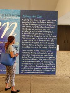 Image of myself reading a story