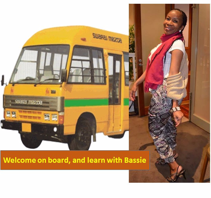 Image of myself welcoming passengers on board a bus